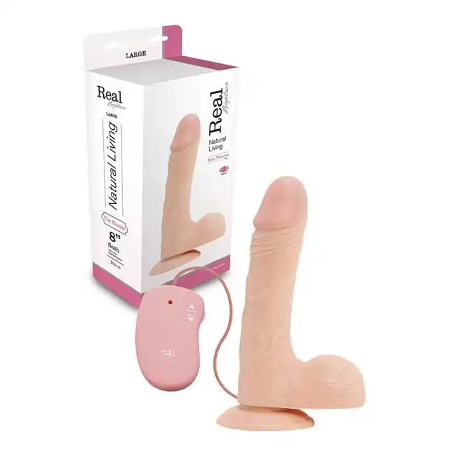 Real Rapture - Realistyczne Dildo Z Wibracjami. Large. 20,5 cm.