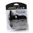 Perfect Fit - Double Tunnel Plug Medium Black - Korek analny.