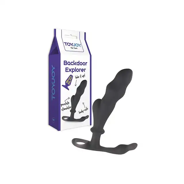Backdoor Explorer Black - Stymulator prostaty i analny.