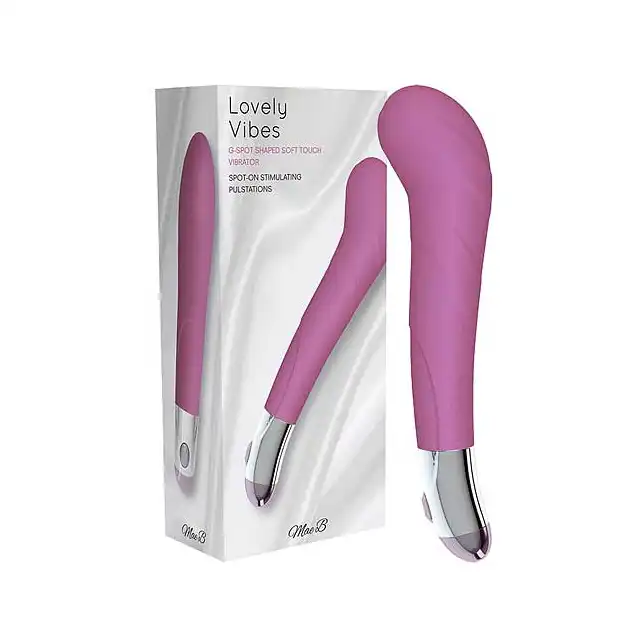 Lovely Vibes G-spot shaped soft touch. Pink. Mocny piękny wibrator ze stymulacja punktu G. Ideał!