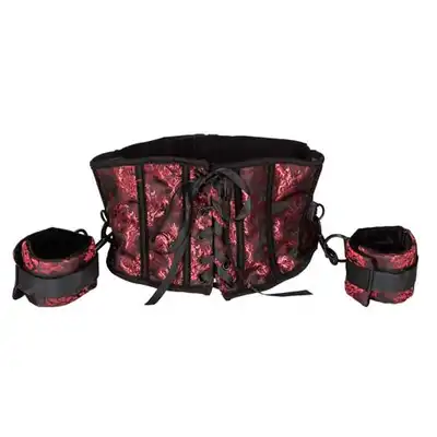 Scandal - Corset With Cuffs - Gorset Z Kajdankami.