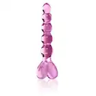 Icicles Nr.43 - Hand Blown Glass Massager - Ekskluzywne Szklane Dildo.