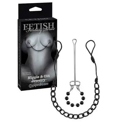 Fetish Fantasy - zmysłowa i podniecająca biżuteria intymna Nipple&amp;Clit Jewerly