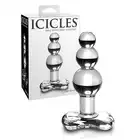 Icicles No.47 - Szklana wtyczka analna 11 cm