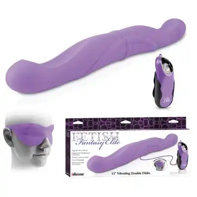 Fetish Fantasy - Vibrating Double Dildo. Podwójne. Wibrujące Dildo. Idealne Dla Dwóch Pań. Mega Sale!
