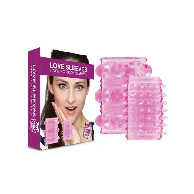 Love In The Pocket - Tingling Cock Sleeves 2xNakładki Na Penisa. Najniższa cena!
