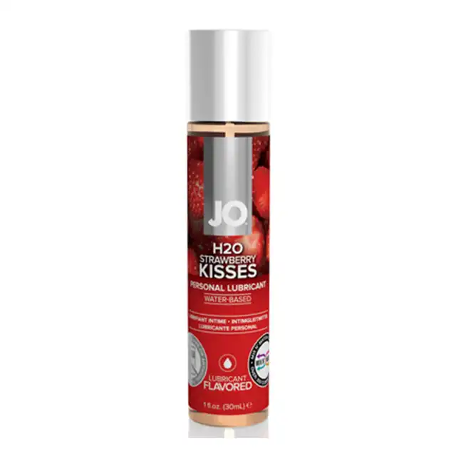System JO - H2O lubricant strawberry 30 ml -  Profesjonalny lubrykant na bazie wody o smaku truskawki.