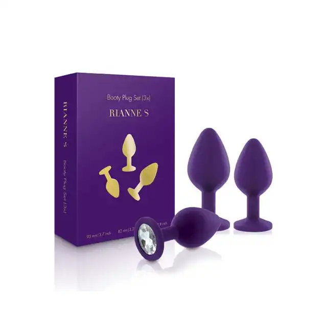 Rianne S - Booty Plug Set. Zestaw Eleganckich Wtyczek Analnych.