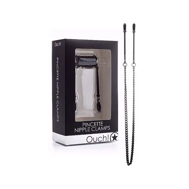Ouch! Pincette Nipple Clamps Black