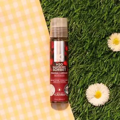 System JO - H2O lubricant raspberry 30 ml - Profesjonalny lubrykant na bazie wody o smaku malin.