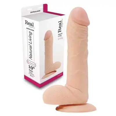 Real Rapture -Realistyczne Dildo. Extra Large. 25,5 cm.