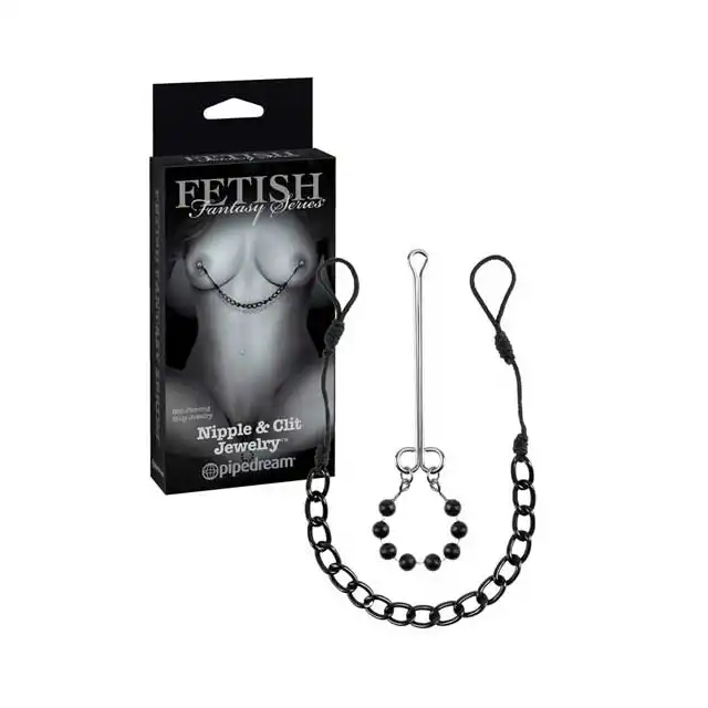 Fetish Fantasy - zmysłowa i podniecająca biżuteria intymna Nipple&amp;Clit Jewerly