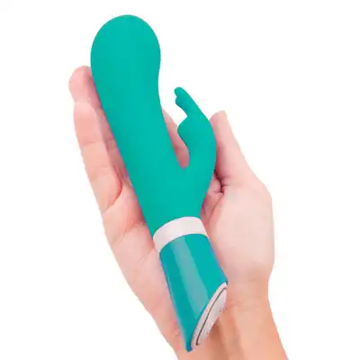 B Swish-B Wild Deluxe Bunny - Jade - Wibrator ze stymulatorem łechtaczki.