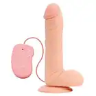 Real Rapture -Realistyczne Dildo Z Wibracjami. Extra Large. 25,5 cm.