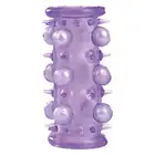 Lust Cluster Bead Sleeve Purple - Nakładka Z Wypustkami.