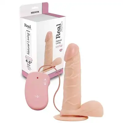 Real Rapture - Realistyczne Dildo Z Wibracjami. Medium. 16,5 cm.
