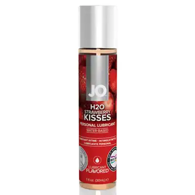 System JO - H2O lubricant strawberry 30 ml -  Profesjonalny lubrykant na bazie wody o smaku truskawki.