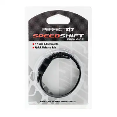 Perfect Fit - Speed Shift Black - Ring z możliwością dopasowania.