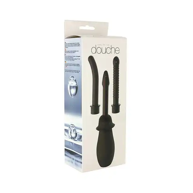 Anal Douche Kit Black - zestaw do lewatywy