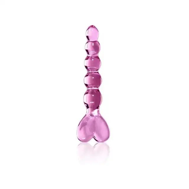 Icicles Nr.43 - Hand Blown Glass Massager - Ekskluzywne Szklane Dildo.