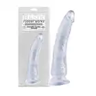 Basix - Slim Dong Clear. Realistyczne dildo żelowe, z przyssawką. 18 cm.