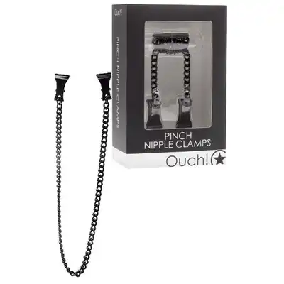 Ouch! Pinch Nipple Clamps Black