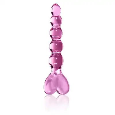 Icicles Nr.43 - Hand Blown Glass Massager - Ekskluzywne Szklane Dildo.