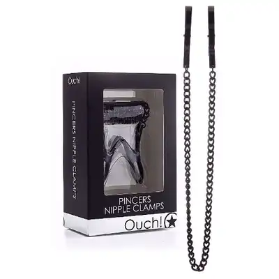 Ouch! Pincers Nipple Clamps Black