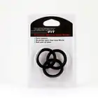 Perfect Fit - Silicone 3 Ring Kit XL Black - Zestaw trzech ringów.
