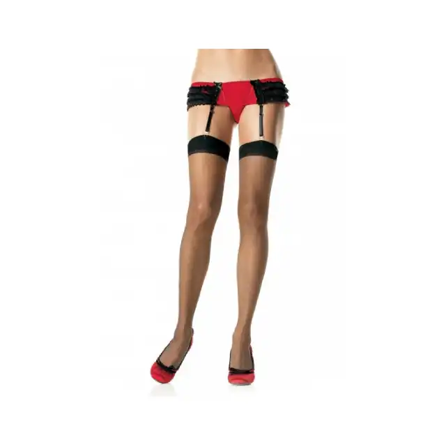 Leg Avenue - Sheer Stockings Klasyczne Pończochy Do Pasa. Rozmiar Plus.