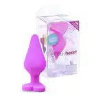 BlushNovelties - Candy Heart pink z napisem: Ride Me. Rozmiar L.