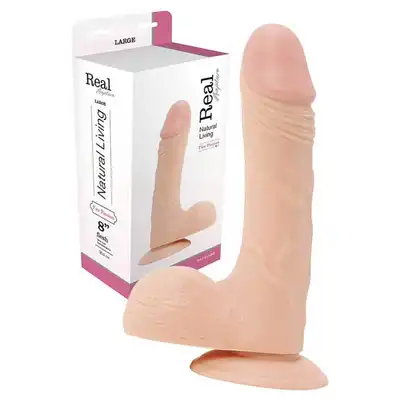 Real Rapture -Realistyczne Dildo. Large. 20,5 cm.