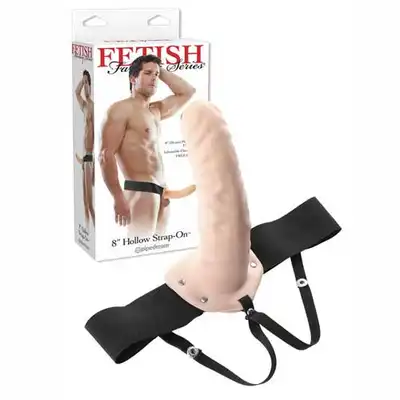 Fetish Fantasy - Strap-On 20 cm. DUŻY I MOCNY!  naturalny wygląd