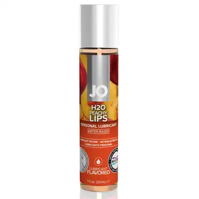 System JO - H2O lubricant peach 30 ml - Profesjonalny lubrykant na bazie wody o smaku brzoskwini.