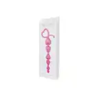 Silicone - Hearty Anal Wand Pink - Koraliki Analne. Serduszka.
