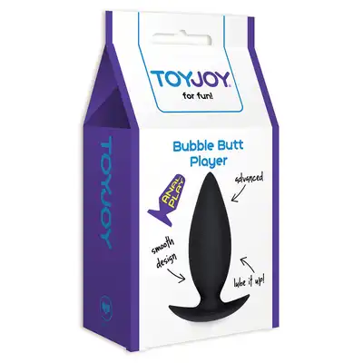 Bubble Butt Player Advanced Black - Profesjonalna Zatyczka Analna.