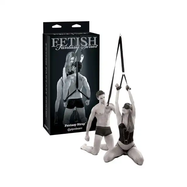 Fetish Fantasy - Fantasy Strap. Kajdanki do podwieszania na suficie. Hak w komplecie.