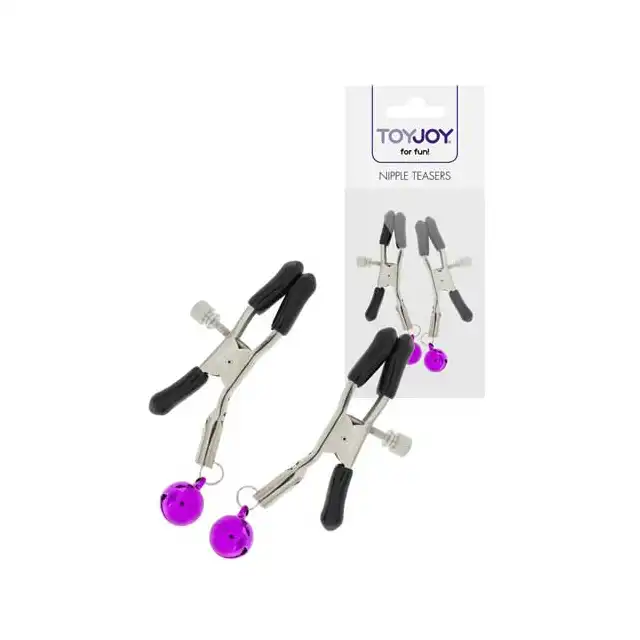 Toy Joy  - Nipple Teasers - Zaciski na sutki z regulacją i dzwoneczkiem