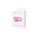 Silicone - Heart Beat Cockring Pink - Wibrujący Ring Przedłużający Stosunek.