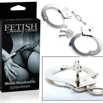 Fetish Fantasy - Metal Handcuffs Kajdanki.