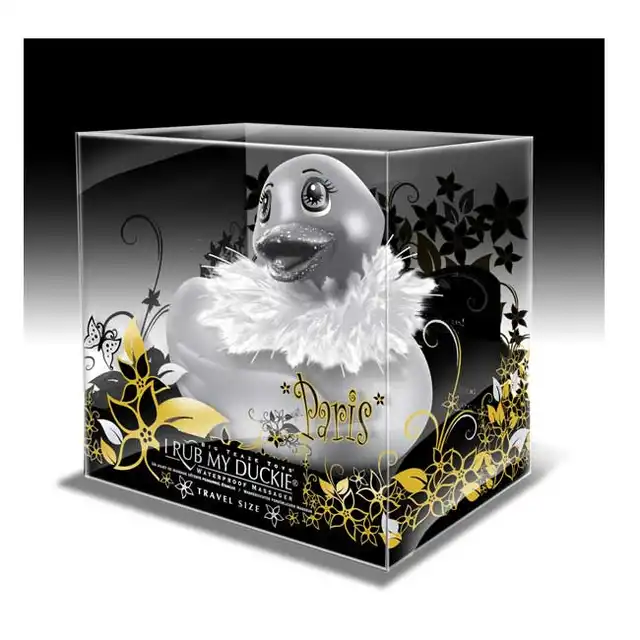 Big Teaze Toyz - I Rub My Duckie Paris - Travel size - Wibrująca kaczuszka.