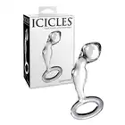 Icicles No.46 Clear - Szklana wtyczka  11 cm