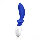Lelo - Loki Blue. Stymulator prostaty o stożkowym designie i spłaszczonej dodatkowo stymulującej podstawie