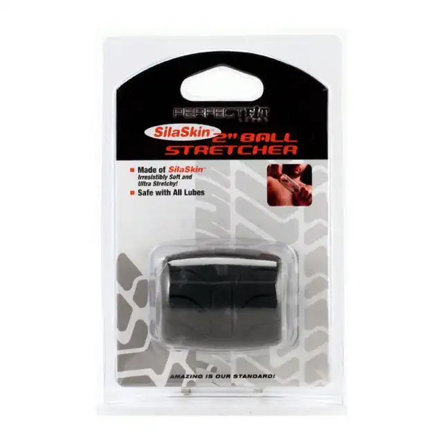 Perfect Fit - Silaskin Ball Stretcher Black - Ring.