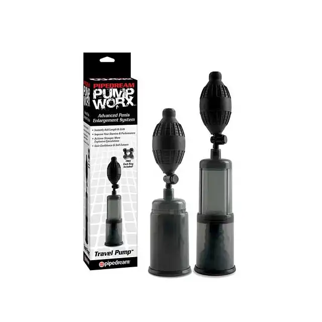 Pump Worx Travel Pump + gratis ring i 3 żele