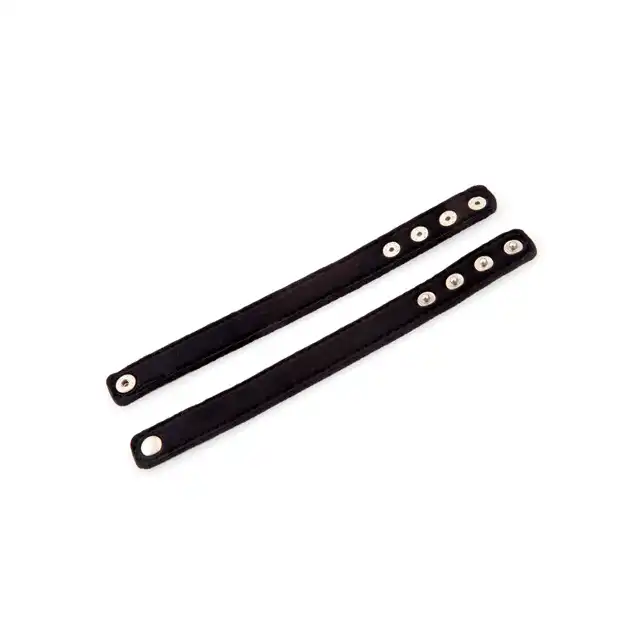 Perfect Fit - Neoprene Snap Cockrings Black - Ring.