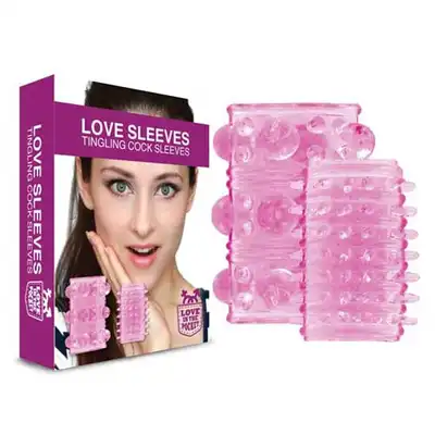 Love In The Pocket - Tingling Cock Sleeves 2xNakładki Na Penisa. Najniższa cena!