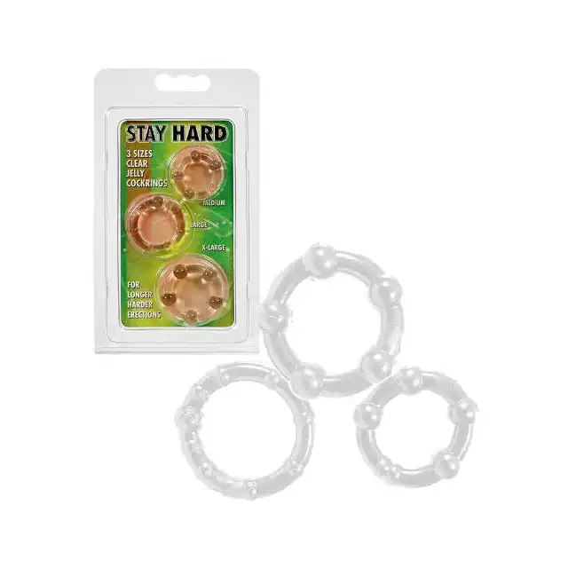 Stay Hard - Trzy Pierścienie Erekcji - clear. Największa skuteczność.