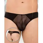 Softline - Stringi Męskie Z Siateczką.