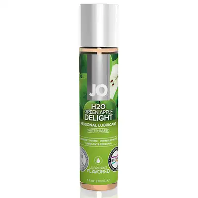 System JO - H2O  lubricant apple 30 ml - Profesjonalny lubrykant na bazie wody o smaku jabłka. 